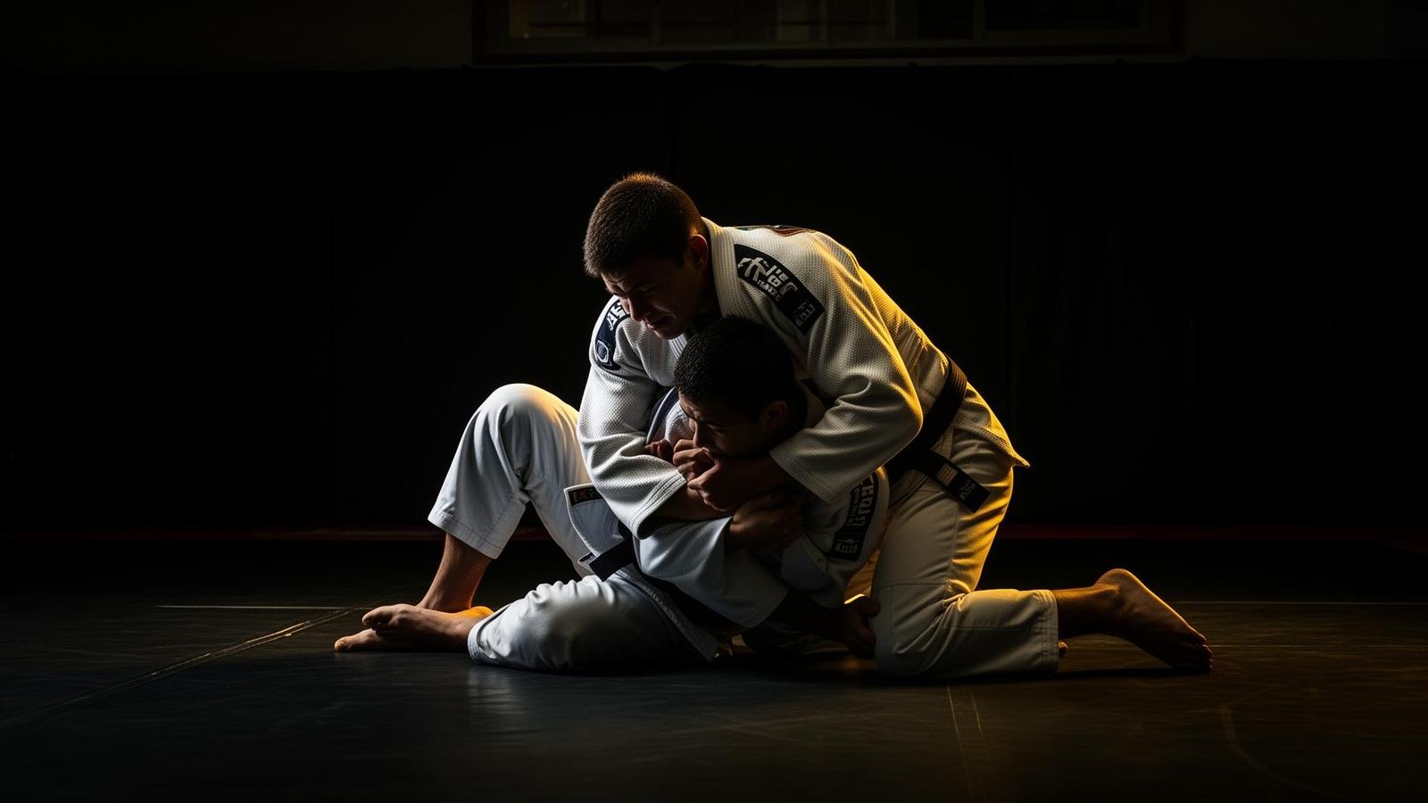 Treino de jiu-jítsu